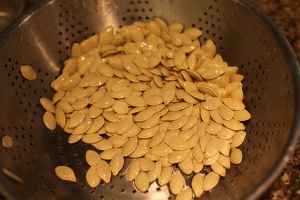 Raw pumpkin seeds